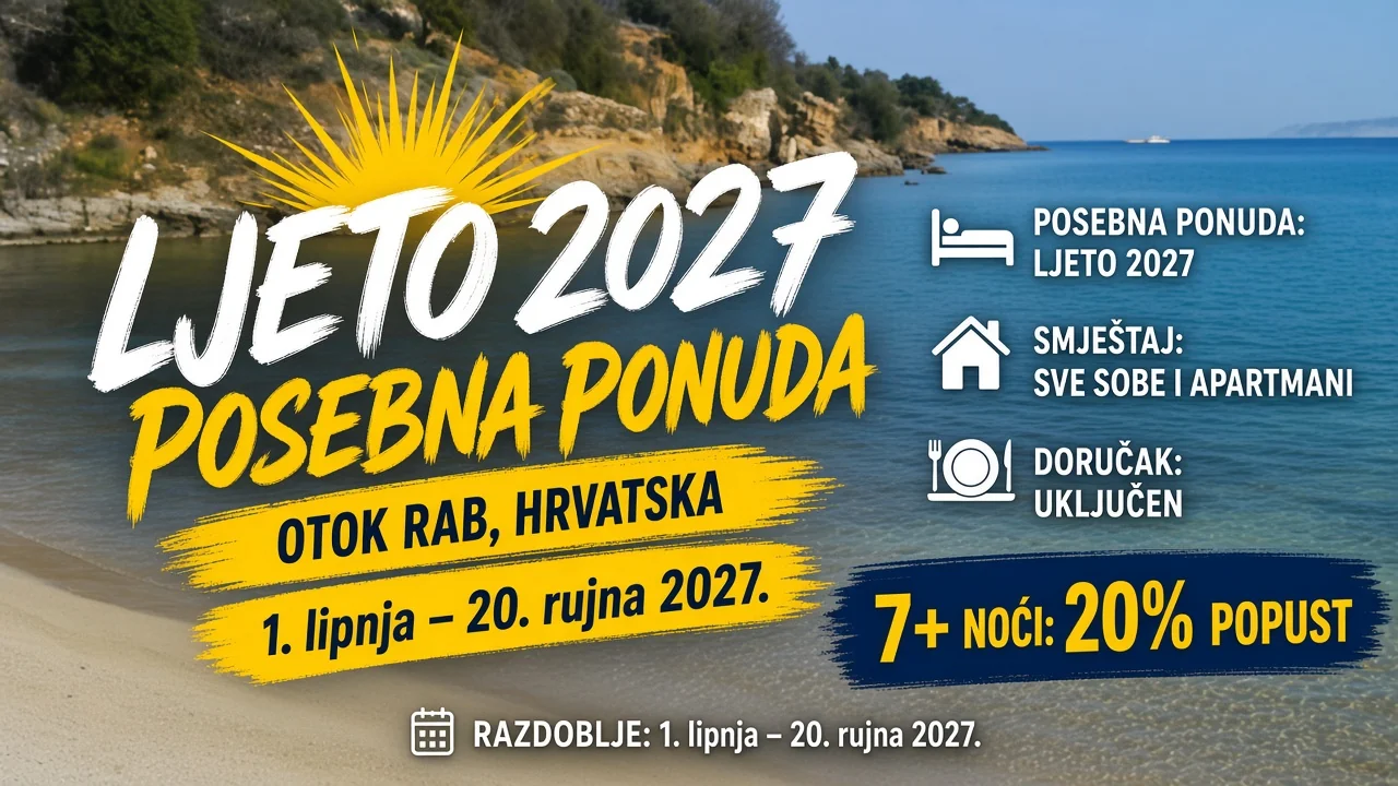 Ljetna posebna ponuda 2027, Captain's Club Rab